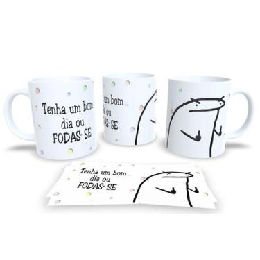 Imagem de Caneca de Porcelana Personalizada Flork Frases Engraçadas, Divertidas 