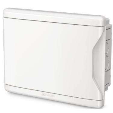 Imagem de Quadro distribuição embutir 8d/6n branco sem barramento krona