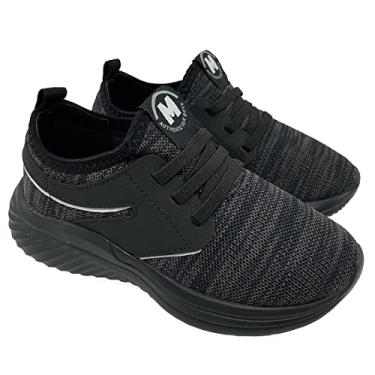 Imagem de Tênis Infantil Molekinho Lycra Esportivo - Preto e Branco - 32