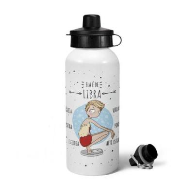 Imagem de Garrafa Squeeze MQ Signos - Ela é de Libra - 600ml - JPS INFO