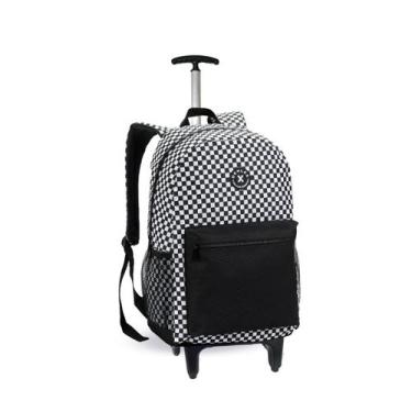 Imagem de Mochila Rodinha Juvenil Meninos Reforçada Escolar Faculdade - Denlex, 