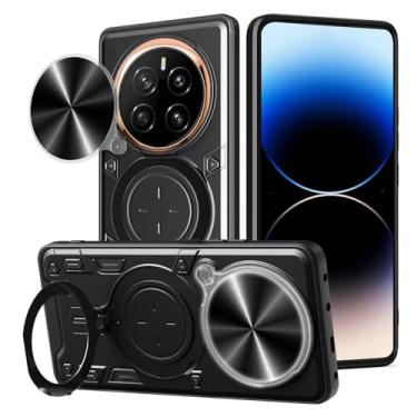 Imagem de Capa compatível com Honor Magic 7 5G, com capa de lente de câmera deslizante compatível com Honor Magic7 5G PTP-AN00 capa preta