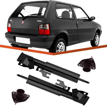 Imagem de Kit 2 Amortecedor Uno Way Traseiro Coxim