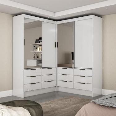 Imagem de Carioca Móveis - Closet Casal Duplo Sevilha 4 Portas Plus 12 Gavetas Carioca Móveis