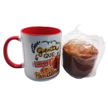 Imagem de Caneca Canetone Gente Que Ama Panetone Com Mini Panetone - Coleção Tea