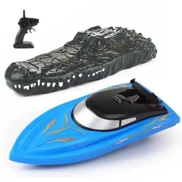 Imagem de Barco Remoto Controle + Cabeça Crocodilo 2.4 Lancha