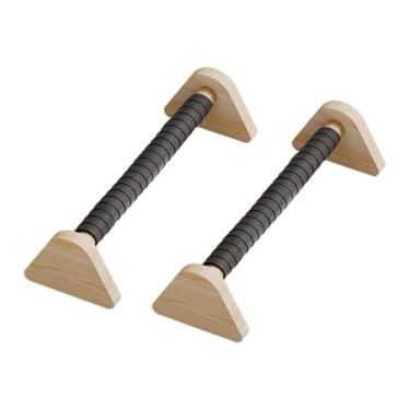 Imagem de simhoa 2 peças Push Up Bar Parallettes Bar Stunty Strection Anti Slip Push up lida, 40cm