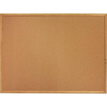 Imagem de Lorell Quadro de cortiça com moldura de madeira de carvalho 45,72 cm x 60,96 cm