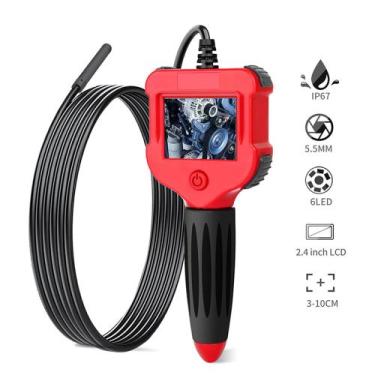 Imagem de Endoscópio Veicular Com Display Prova D'Água Ip67 Cabo 2 Metros Câmera