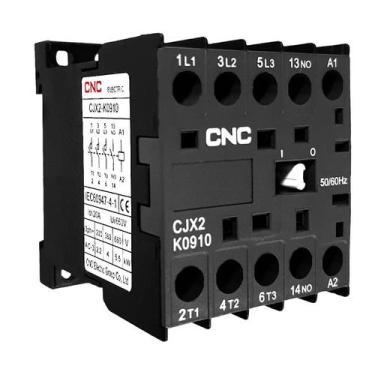 Imagem de Mini Contator Modelo Cjx2-K 0910 24V - CNC
