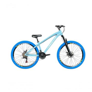Imagem de Bicicleta Aro 26 Absolute Brutus Pro 3 Azul Câmbios Shimano Pneu Azul