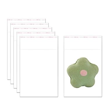 Imagem de Sacos autoadesivos 10 x 12,7 cm, sacos de violoncelo autovedantes, 1000 peças, saco de celofane transparente e resselável, 2 mm para embalagem de biscoitos de padaria, doces, lanches e nozes