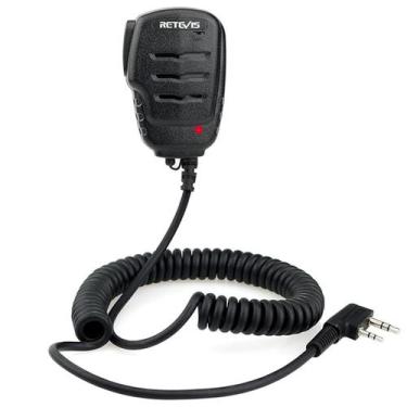 Imagem de Microfone de alto-falante de ombro Walkie Talkies para Retevis RT22 RT