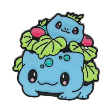 Imagem de Psyduck Bulbasaur Anime Pokémon Kawaii Broche De Metal Esmaltado Bonit