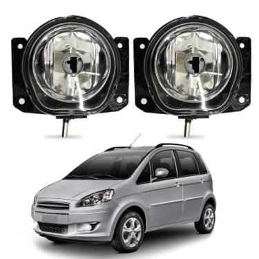 Imagem de Par Farol de Milha para Idea 2006 a 2016 Farolete Auxiliar Neblina