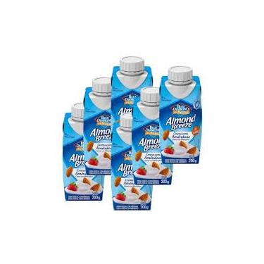 Imagem de Creme de Leite de Amêndoas Almond Breeze - 6unidades de 200g cada