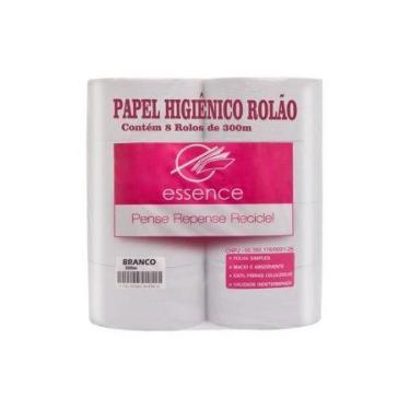 Imagem de Papel higiênico rolão essence branco 10cm 8x300m - didi