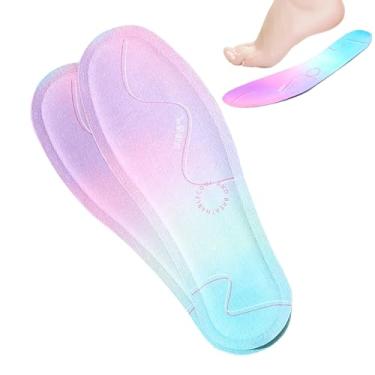Imagem de Palmilhas de Suporte Arqueado | Palmilhas de Gel Refrescante e Respiráveis,Pacotes Frios para De Pé, Caminhada, Golfe, Viagem, Trabalho, Atividade Atlética, Ciclismo, Sapatos Sociais, Botas, Ténis,