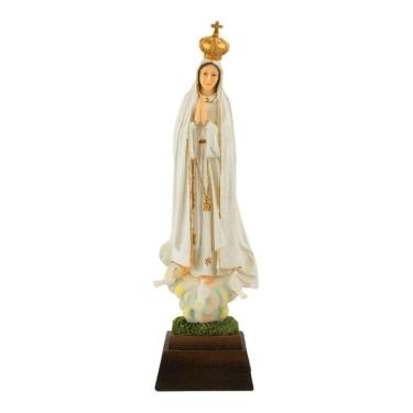 Imagem de Imagem Estátua Nossa Senhora Fátima Grande Resina - 49.5cm 