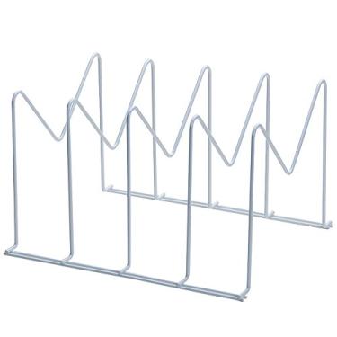 Imagem de Organizador de formas, travessas e frigideiras branco - Organizare - Future