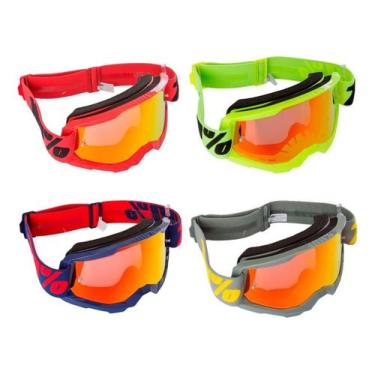 Imagem de Óculos 100% Strata 2 Lente Anti Embaçante Esportes Radicais Motocross,