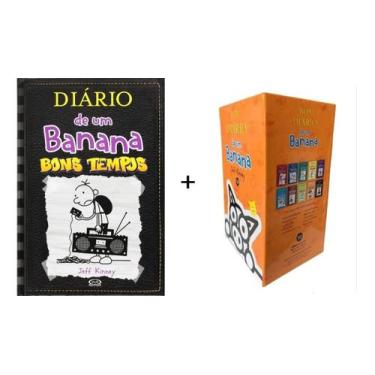 Imagem de Kit C/1 Livro Diário de um banana 10 + Caixa Organizadora -Capa Mole -