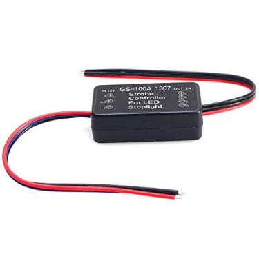 Imagem de lyrlody LED STOP STOP LIGHT STROBE FLASH MODULE CONTROLADOR GS-100A 1307 para Veículo Pisca-pisca de Carro Mini Tamanho Compacto Projeto de Alerta de Segurança de Interferência