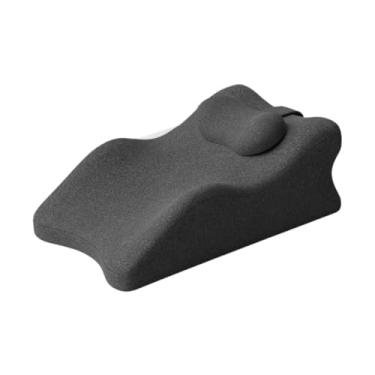 Imagem de Ｂｅｓｇａ Travesseiro de espuma viscoelástica com suporte para as costas, multifuncional, ergonômico, macio, para o rosto, para escritório, cama, costas, Encosto de Cabeça Cinza Escuro