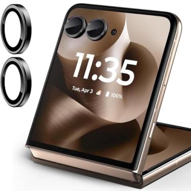Imagem de Zeking (2 conjuntos) para Motorola Razr 60 Ultra Protetor de lente de câmera Motorola Razr Ultra 2025 Protetor de lente de câmera resistente a arranhões HD Clarity Ultra-fino 9H vidro temperado com
