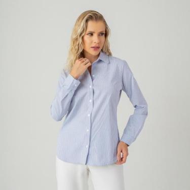 Imagem de Camisa susie listrada feminina - Susie Modas, Azul escuro, P