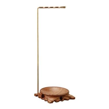 Imagem de Bothyi Suporte para caneta de caligrafia, suporte para caneta de pincel de caligrafia, organizador de cobre em 7 formatos, cabide para pincel de escrita, Sem Sino de Vento