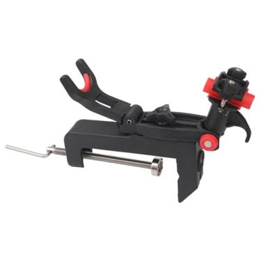 Imagem de Luocute Porta de Barra de Barco de Pesca, Fibra de Vidro de Nylon 5-128mm Abertura do Braço de 360 Graus de Pesca Ajustável Suporte (Tipo A.)