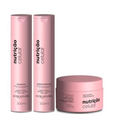 Imagem de Kit Shampoo, Condicionador e Máscara Nutrição Celular | Acquaflora