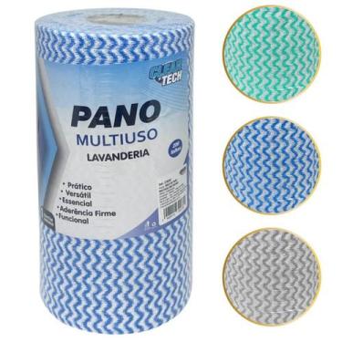 Imagem de Pano Perfex Multiuso Limpeza Rolo Com 200 Panos 25x30cm - CLEAN TECH