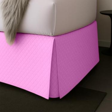 Imagem de Saia para Cama Box Matelada Lindas Vários Tamanhos(Rosa-King)