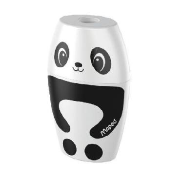 Imagem de Apontador Maped com Deposito Shakky Panda e Pinguim, Branco