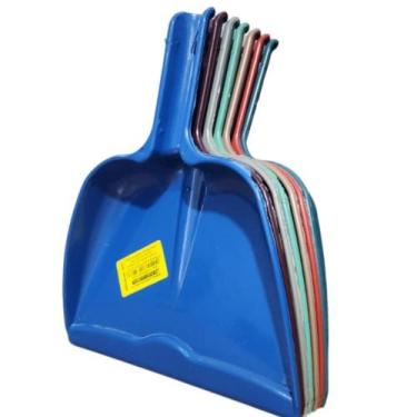 Imagem de Pá de Lixo Curta PVC Cores Sortidas Resistente Reforçada Doméstica Coz