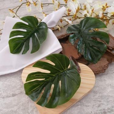 Imagem de Kit 04 Anéis Porta Guardanapo Argola Prendedor Mesa Posta Costela de A