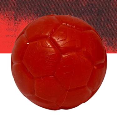 Imagem de Bola Maciça Furacão Pet Futebol Vermelho 55Mm