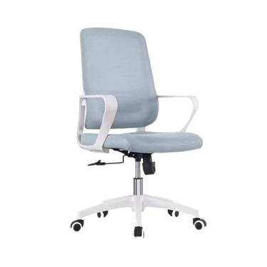 Imagem de Cadeira de jogos, cadeira de escritório, simples, moderna, cadeira giratória de escritório, proteção lombar, cadeira de computador, moda, combinação de cores, cadeira de estudo em casa, cadeira de