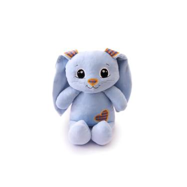 Imagem de Pelúcia, Zip, Coelho, Lucas, Azul Bebê, 35 cm