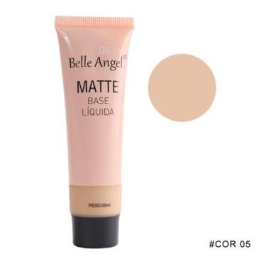 Imagem de BASE LÍQUIDA MATTE BELLE ANGEL 30ml 5 TONS DE PELE, COR 5