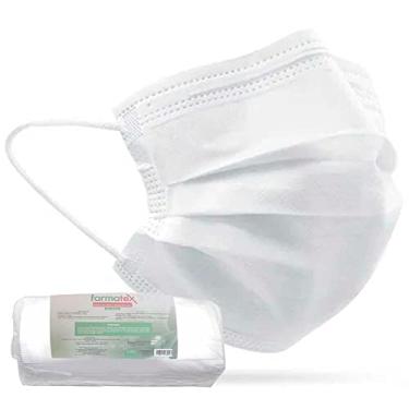 Imagem de Máscara Descartável Tripla Branca Caixa Com 50 Unidades Farmatex