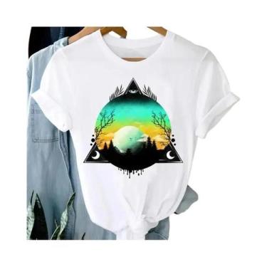 Imagem de Camiseta Feminina Respirável de Manga Curta - Gola Redonda - Alta Qual