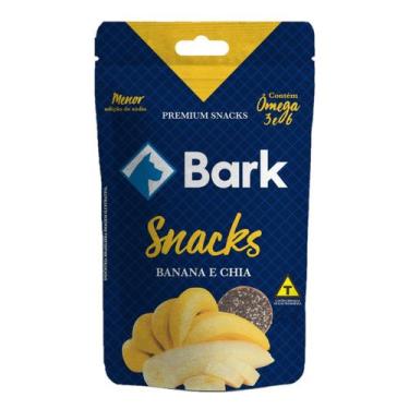 Imagem de Bark Fruta Petisco Bifinho Para Cão, Banana e Chia, 200g