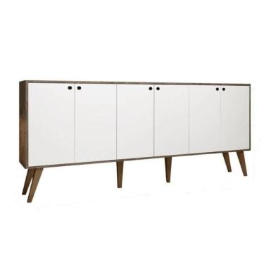 Imagem de Aparador Buffet Retro Para Sala De Estar 6 Portas Guatemala
