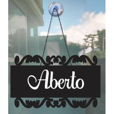 Imagem de Placa Decorativa Aberto / Fechado / Mdf - decorartslaser
