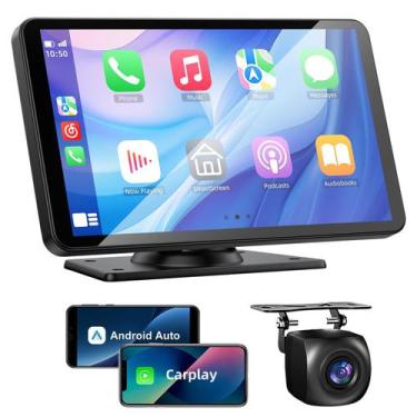 Imagem de Ecrã automático sem fios para Apple Carplay e Android VUKARUAL 7" HD