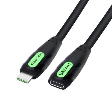 Imagem de Cabo de extensão USB4 UAYXILI 30cm para Thunderbolt 4 240W PD