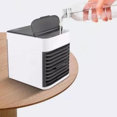 Imagem de Mini Ar Condicionado Portátil Usb Umidificador Carnaval Q - Home Goods